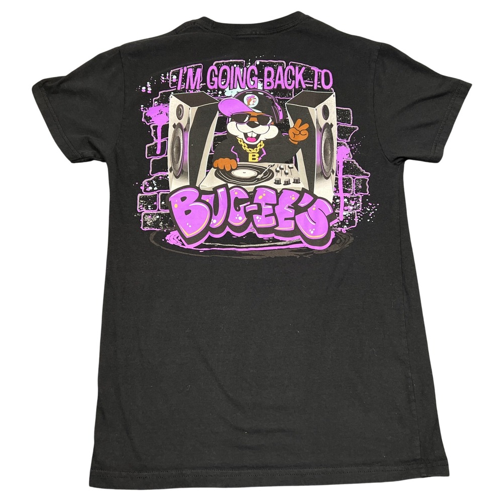Buc-ee's DJ Beaver Graphic T-Shirt Black Small I'm Going Back To Buc-ee's Tee